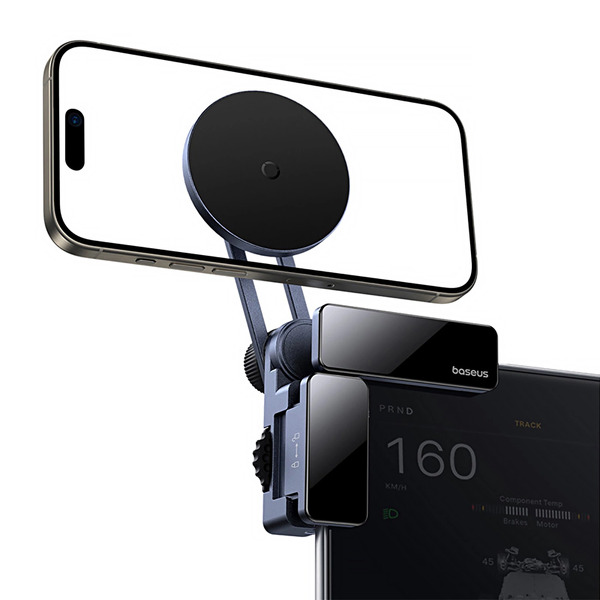 Zdjęcie produktu: Samochodowy uchwyt magnetyczny Baseus MaxView montowany na wyświetlaczu