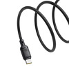 Miniatura zdjęcia: Kabel Baseus Silky Series 100W USB-C - USB-C 1m - czarny