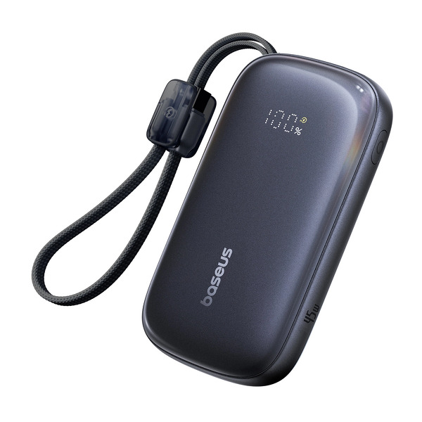 Zdjęcie produktu: Powerbank Baseus EnerFill FC21 Qpow 3 Ultra 10000mAh 45W z kablem-smyczą