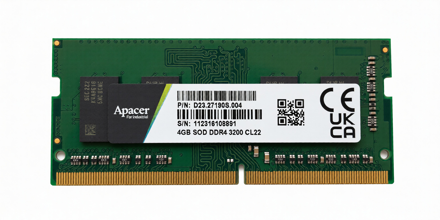 Pamięć DDR4 Apacer 4GB 3200MHz CL22 do Asustor D23.27190S.004 seria FS