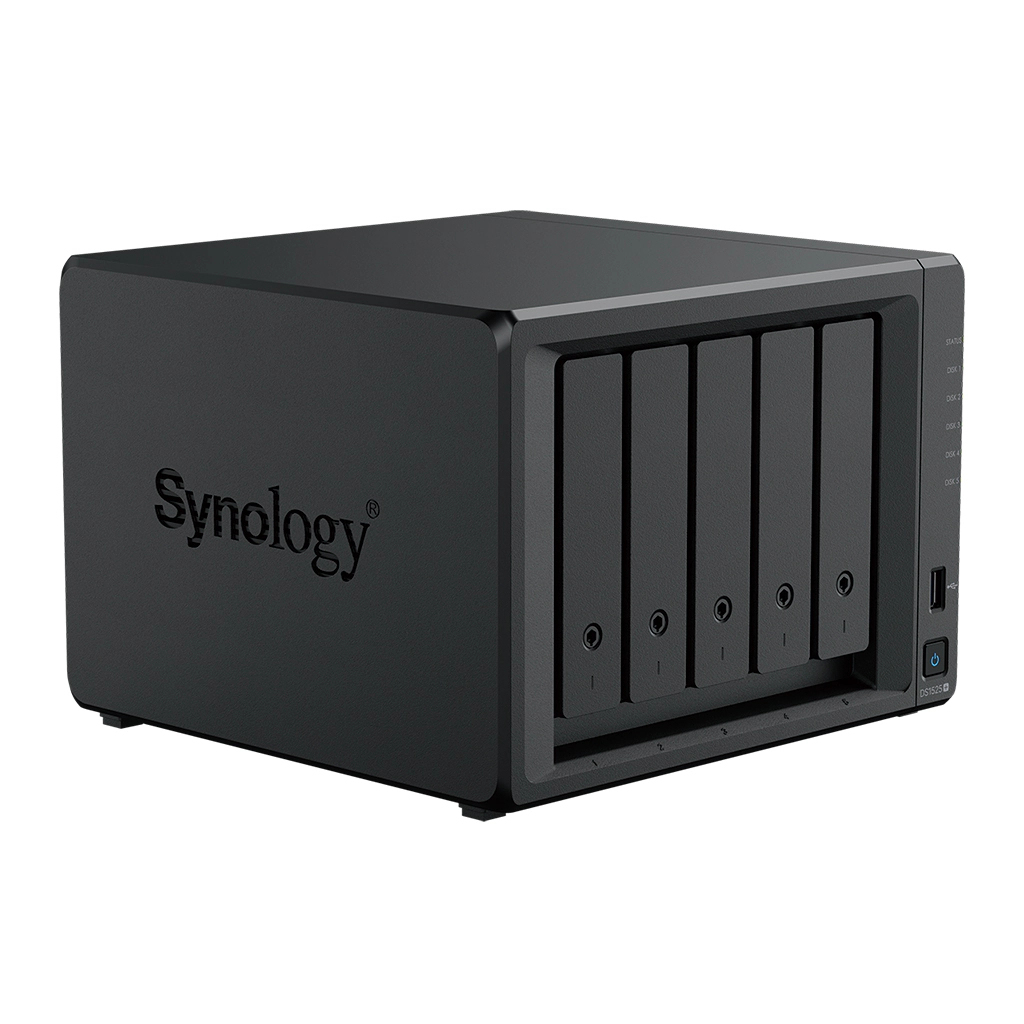 Serwer plików Synology DS1525+ 5-bay, AMD Ryzen V1500B 16GB M.2 2,5GbE USB Serwer plików Synology DS1525+ 5-bay, AMD Ryzen V1500B 16GB M.2 2,5GbE USB