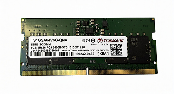 Miniatura produktu: Transcend Sodimm DDR5 8GB PC5-5600 TS1GSA64V6G-QNA