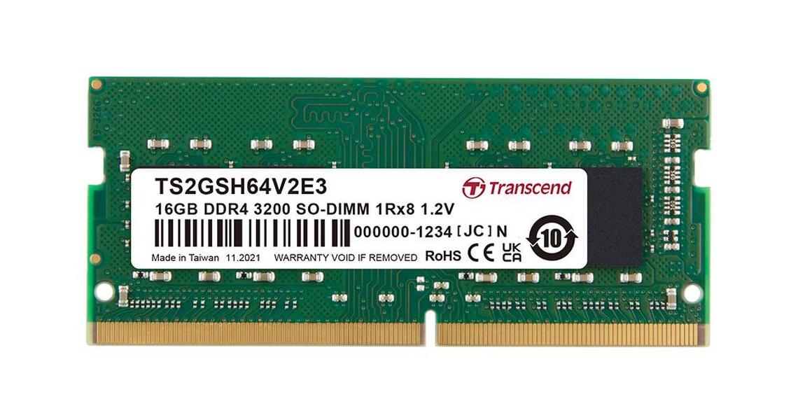 Zdjęcie produktu: Transcend Sodimm DDR4 16GB 3200 TS2GSH64V2E3 QNAP Zdjęcie produktu: Transcend Sodimm DDR4 16GB 3200 TS2GSH64V2E3 QNAP