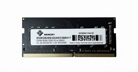 Miniatura produktu: Pamięć SODIMM D MEMORY DDR4 8GB 32000MHz MG8GBA8S320AOO3B8A17 QNAP ts664 ts-473