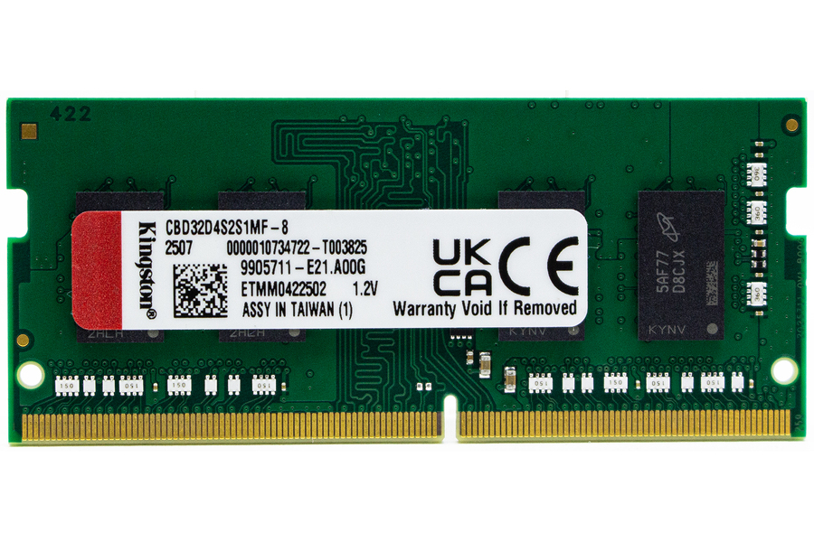 Zdjęcie produktu: Pamięć Kingston SODIMM 8GB DDR4 3200 CBD32D4S2S1MF-8 QNAP