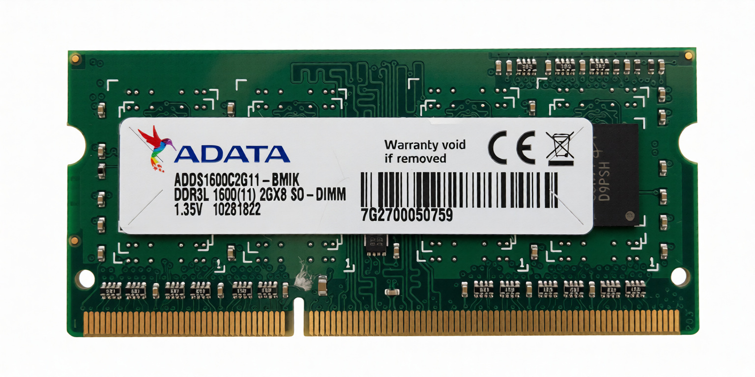Pamięci Sodimm Adata DDR3L 2GB do Qnap 1600MHz ADDS1600C2G11-BMIK