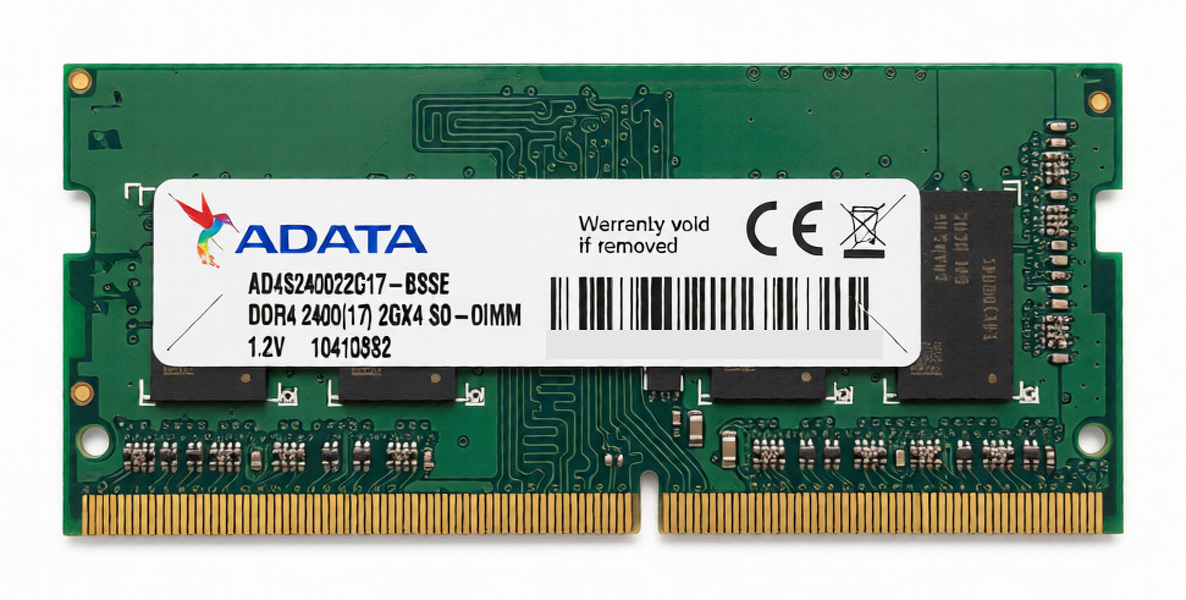 Zdjęcie produktu: Pamięć Sodimm Adata DDR4 2GB do Qnap 2400MHz AD4S240022G17-BSSE