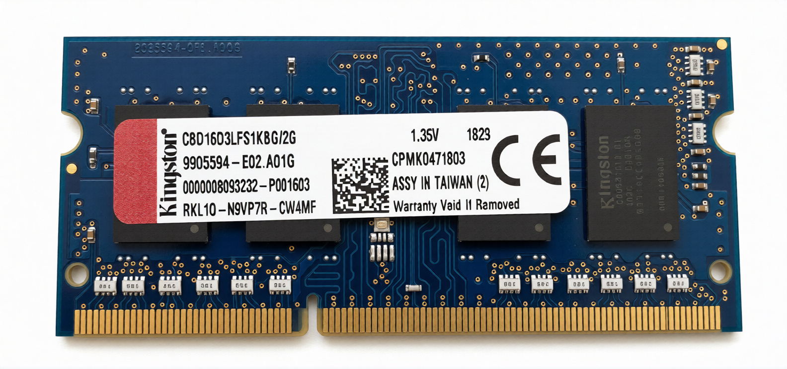 Sodimm Kingston DDR3L 2GB 1600 MHz 1.35V QNAP