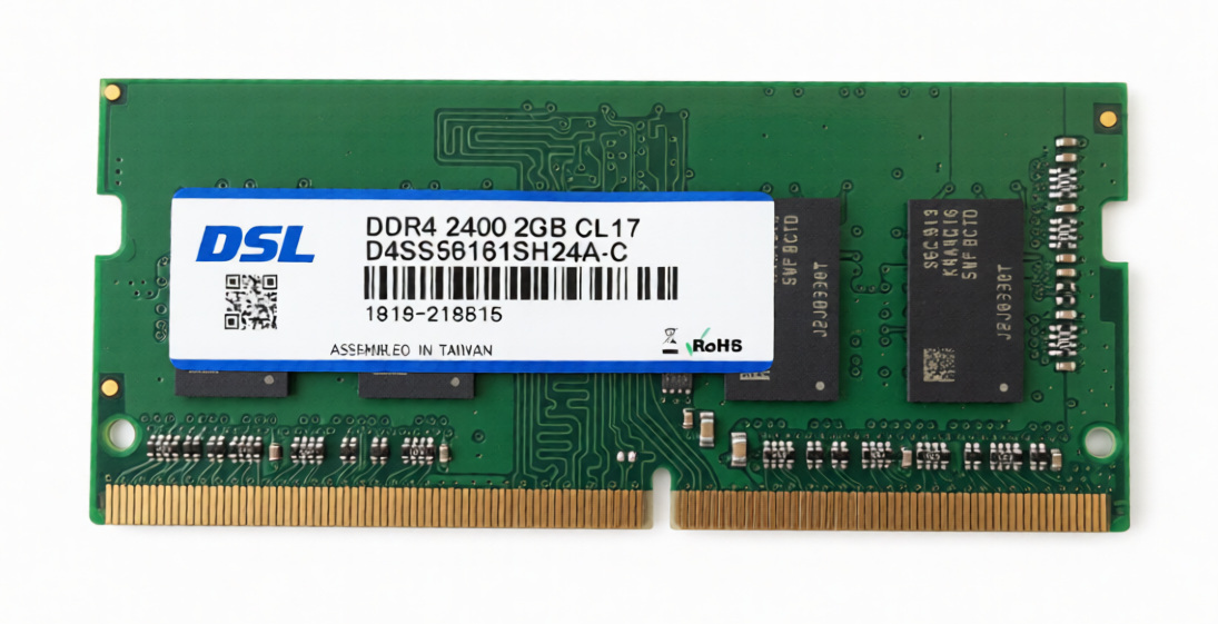 Pamięć Sodimm DDR4 2GB 2400 CL17 QNAP, DSL D4SS56161SH24A-C