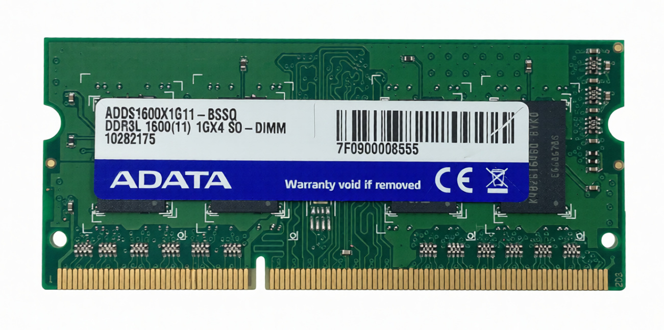 Sodimm Adata DDR3L 1GB do Qnap 1600MHz ADDS1600X1G11-BSSQ