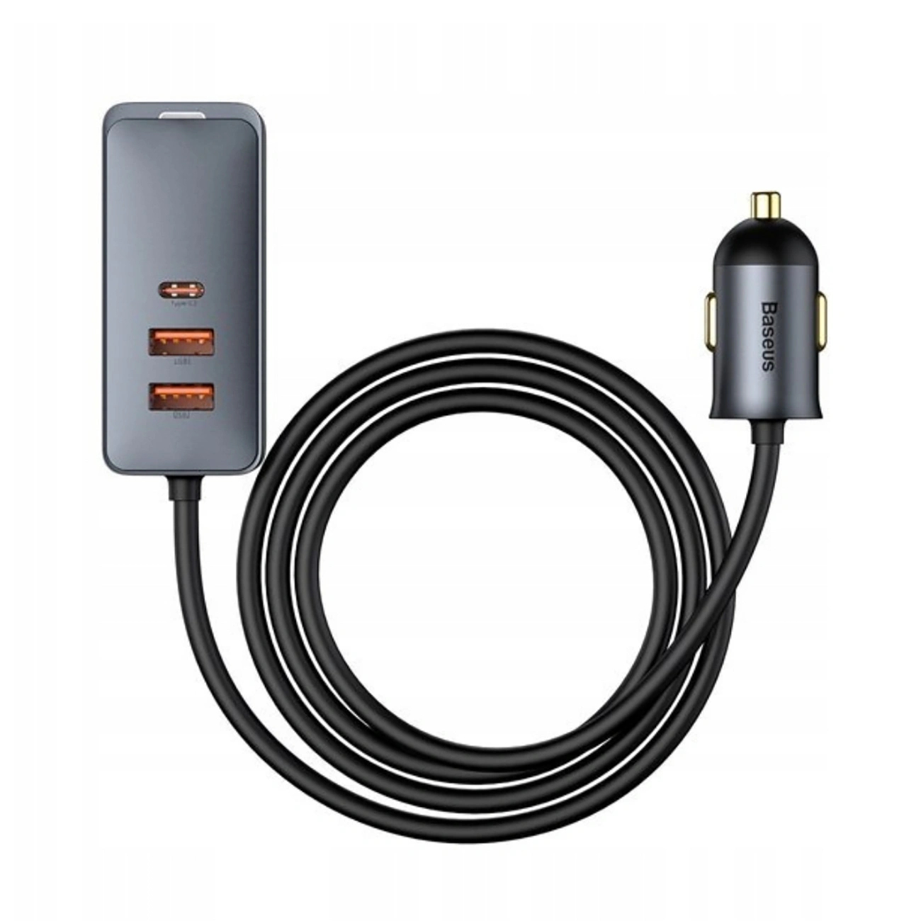 Ładowarka samochodowa Baseus Share Together 120W PPS - szara