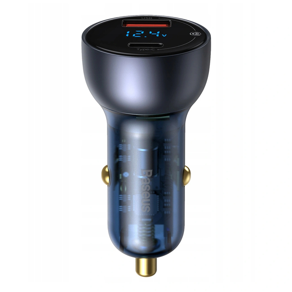 Zdjęcie produktu: Ładowarka samochodowa Baseus Particular 65W - ciemnoszara Zdjęcie produktu: Ładowarka samochodowa Baseus Particular 65W - ciemnoszara