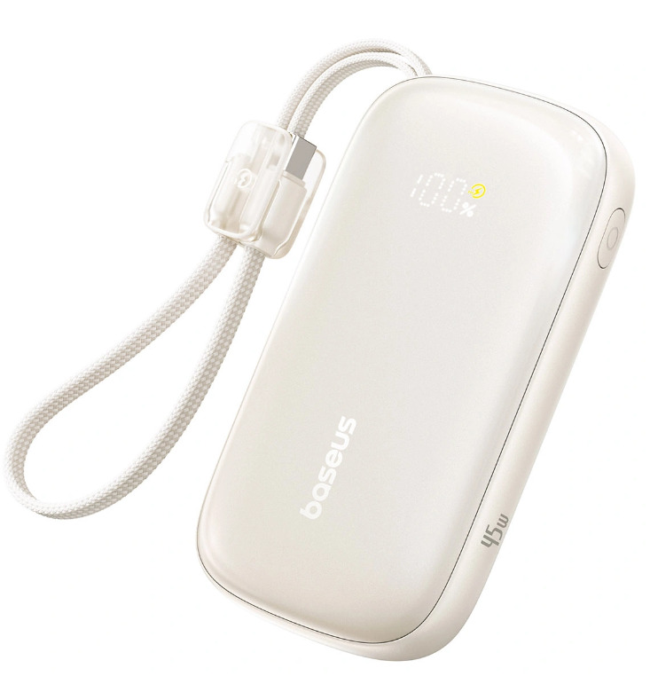 Powerbank Baseus EnerFill FC21 Qpow 3 Ultra 10000mAh 45W USB-C/Lightning Powerbank Baseus EnerFill FC21 Qpow 3 Ultra 10000mAh 45W USB-C/Lightning