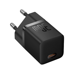 Miniatura produktu: Ładowarka sieciowa Baseus GaN5 30W z kablem 100W USB-C do USB-C - czarna Miniatura produktu: Ładowarka sieciowa Baseus GaN5 30W z kablem 100W USB-C do USB-C - czarna