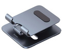 Miniatura zdjęcia: Stojak Baseus BS-HP006A obrotowy na tablet składany aluminiowy - szary