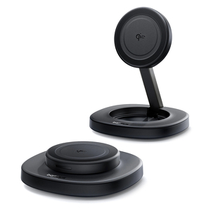 Miniatura produktu: Ładowarka indukcyjna Baseus EnerFill FF11 15W składana z ładowarką sieciową 20W i kablem USB-C 1m - czarna