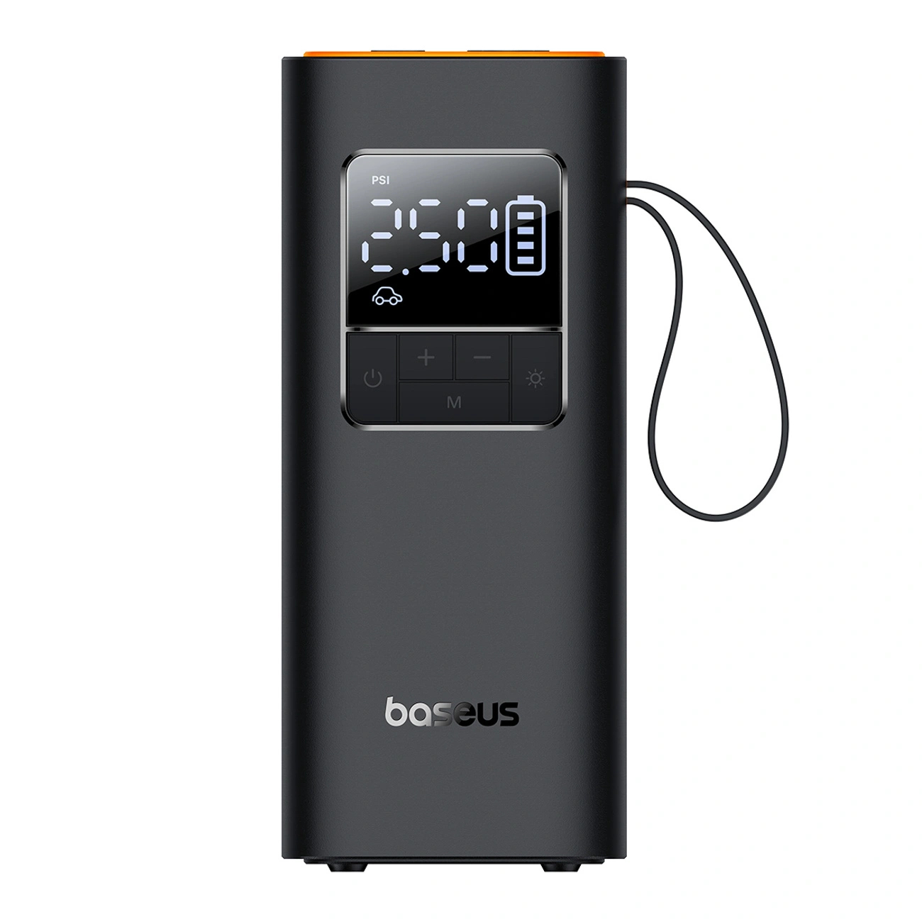 Kompresor Baseus SuperMini Pro akumulatorowy z wyświetlaczem - czarny