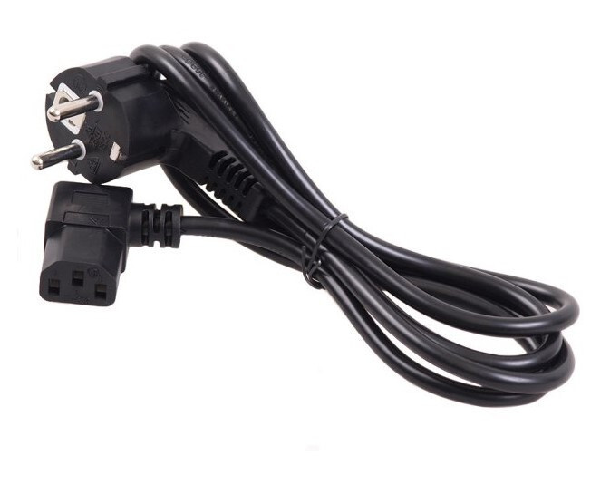 Kabel zasilający Maclean, kątowy, 3 pin, Wtyk EU, 5m, MCTV-804 Kabel zasilający Maclean, kątowy, 3 pin, Wtyk EU, 5m, MCTV-804