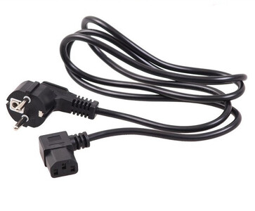 Miniatura produktu: Kabel zasilający Maclean, kątowy, 3 pin, Wtyk EU, 5m, MCTV-804