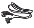 Kabel zasilający Maclean, kątowy, 3 pin, Wtyk EU, 5m, MCTV-804