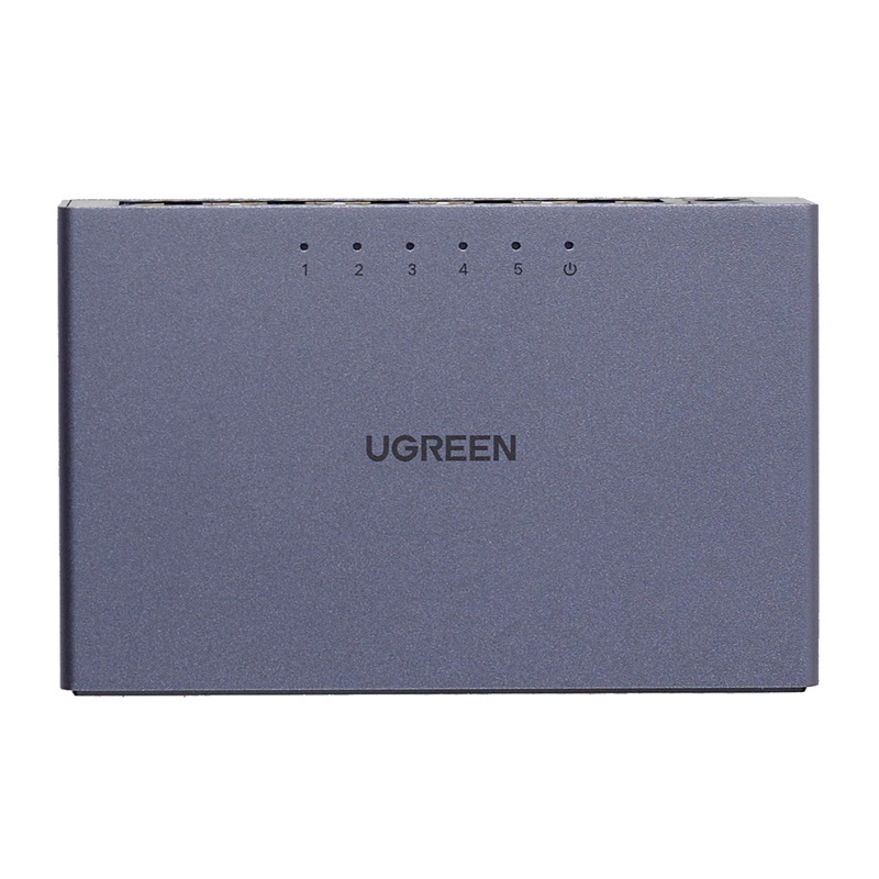 Switch Ugreen przełącznik ethernet 5-Port 1GB/s - szary
