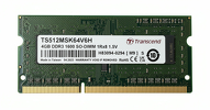 Miniatura produktu: Transcend Sodimm DDR3 4GB 1600 QNAP TS512MSK64V6H 1Rx8 512Mx8 CL11 1,5V