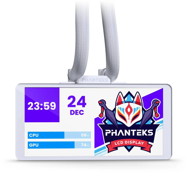 Zdjęcie produktu: Phanteks Glacier One 360M25 LCD ARGB biały, chłodzenie wodne AiO 360mm