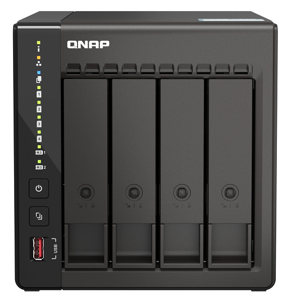 QNAP TS-453E-8G 4-bay, Celeron J6412 16GB DDR4 2x 2,5 GbE LAN