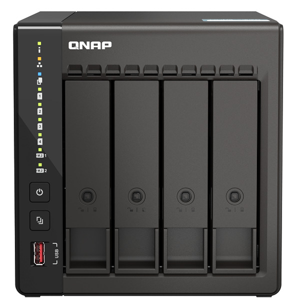 Zdjęcie produktu: QNAP TS-453E-8G 4-bay, Celeron J6412 16GB DDR4 2x 2,5 GbE LAN