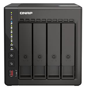Miniatura produktu: Serwer plików QNAP TS-453E-8G 4-bay, Celeron J6412 quad-core 2.6 GHz, 16G RAM DDR4, 2x 2,5 GbE LAN, 2xUSB 2.0, 2xUSB 3.2, 2xHDMI, 2 x M.2 2280 PCIe Gen 3 x2