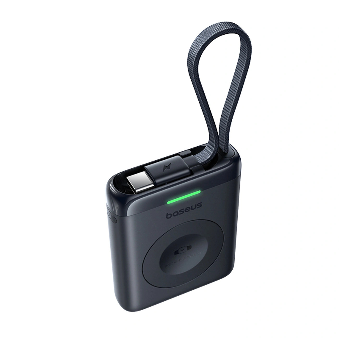 Powerbank Baseus EnerFill FW11 5W do Apple Watch z kablem - czarny