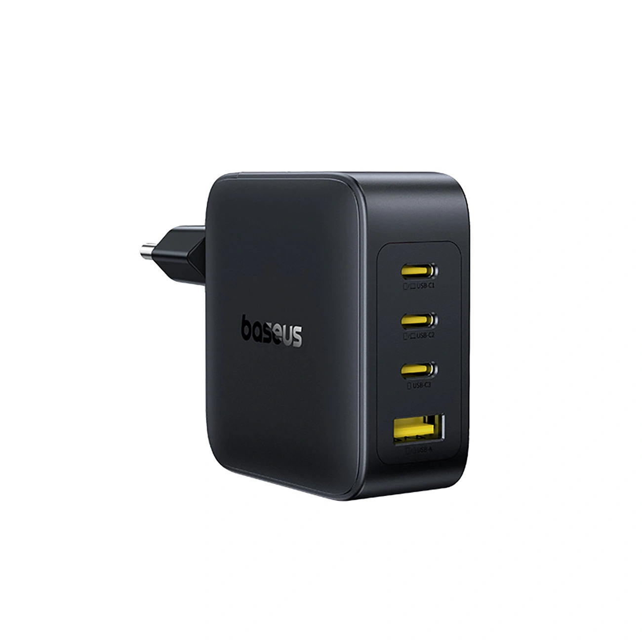 Ładowarka sieciowa Baseus EnerFill FH11 GaN 140W 3xUSB-C + 1xUSB-A - czarna Ładowarka sieciowa Baseus EnerFill FH11 GaN 140W 3xUSB-C + 1xUSB-A - czarna