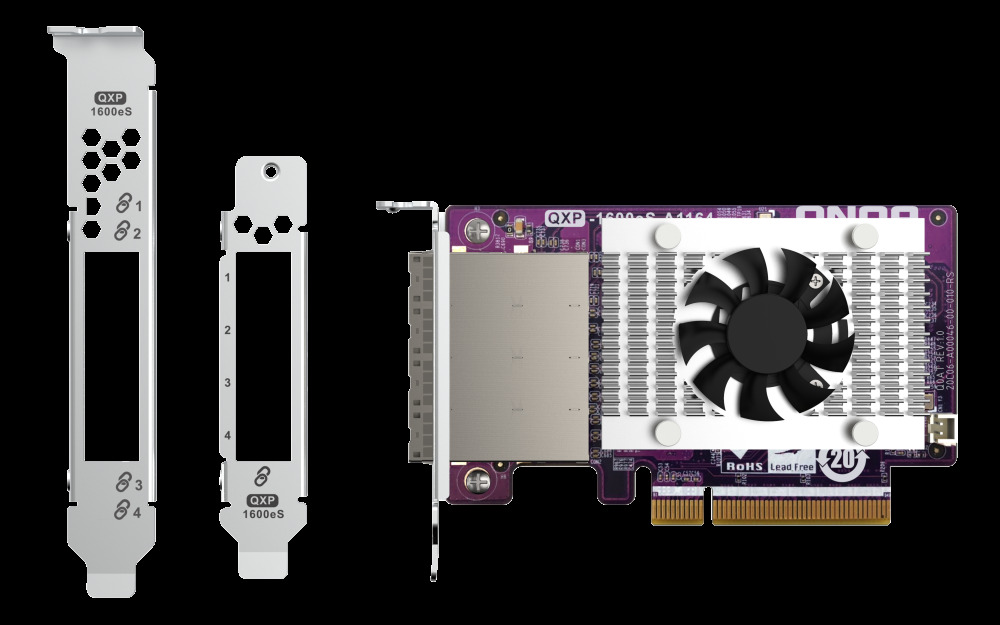 Qnap QXP-1600eS-A1164 4x SFF-8088 SATA, 16x SATA 6Gb/s, PCIe 3.0 x8