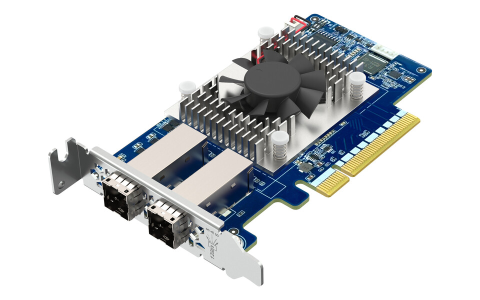 Zdjęcie produktu: Qnap QXP-830S-3808 2-port miniSAS HD host bus adapter Zdjęcie produktu: Qnap QXP-830S-3808 2-port miniSAS HD host bus adapter