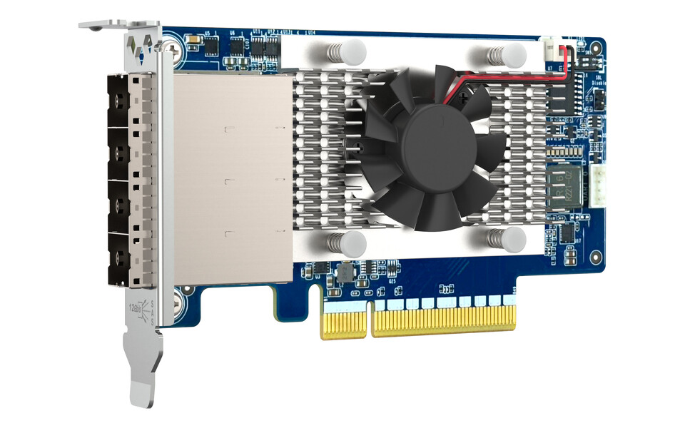 Zdjęcie produktu: Qnap QXP-1630S-3816 4-port miniSAS HD host bus adapter