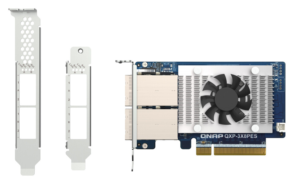 Zdjęcie produktu: Qnap QXP-3X8PES 2 ports (SFF-8644 1x2) Expansion card
