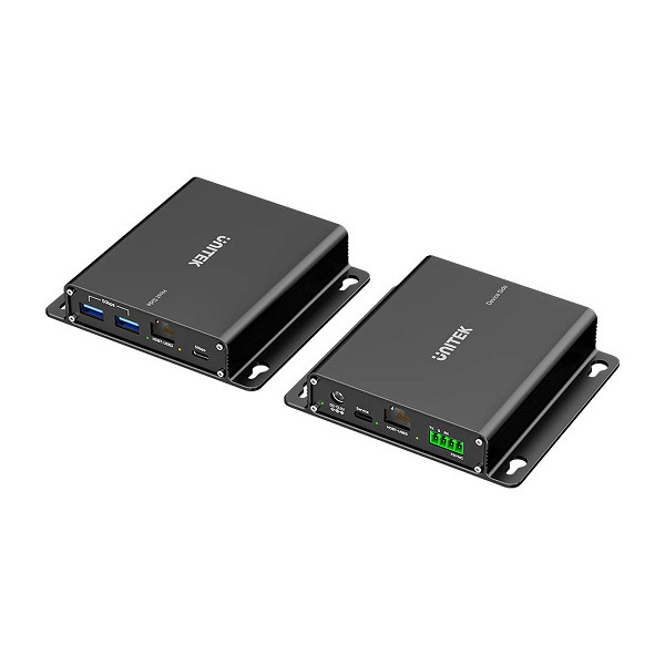 Przedłużacz USB 5 Gb/s 100 m przez Ethernet z hubem Unitek