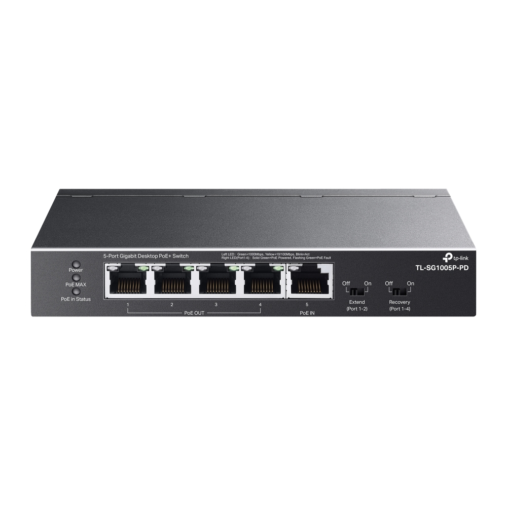 TP-Link TL-SG1005P-PD Switch 5x10/100/1000Mbps 4XPoE