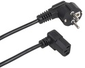 Kabel zasilający Maclean, kątowy, 3 pin, wtyk EU, 3m, MCTV-854
