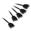 Miniatura zdjęcia: Alphacool 18710, Y-Splitter rozgałęziacz ARGB 3-pin na 4x ARGB 3-pin 15cm