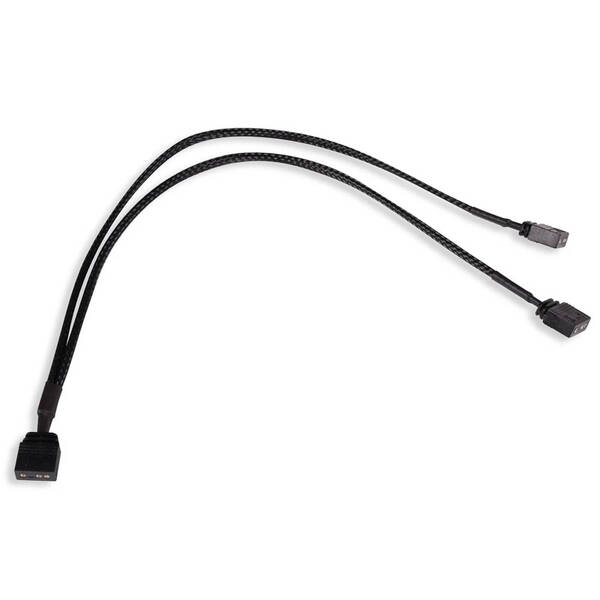 Zdjęcie produktu: Alphacool 18705, Y-Splitter rozgałęziacz ARGB 3-pin na 2x ARGB 3-pin 60cm
