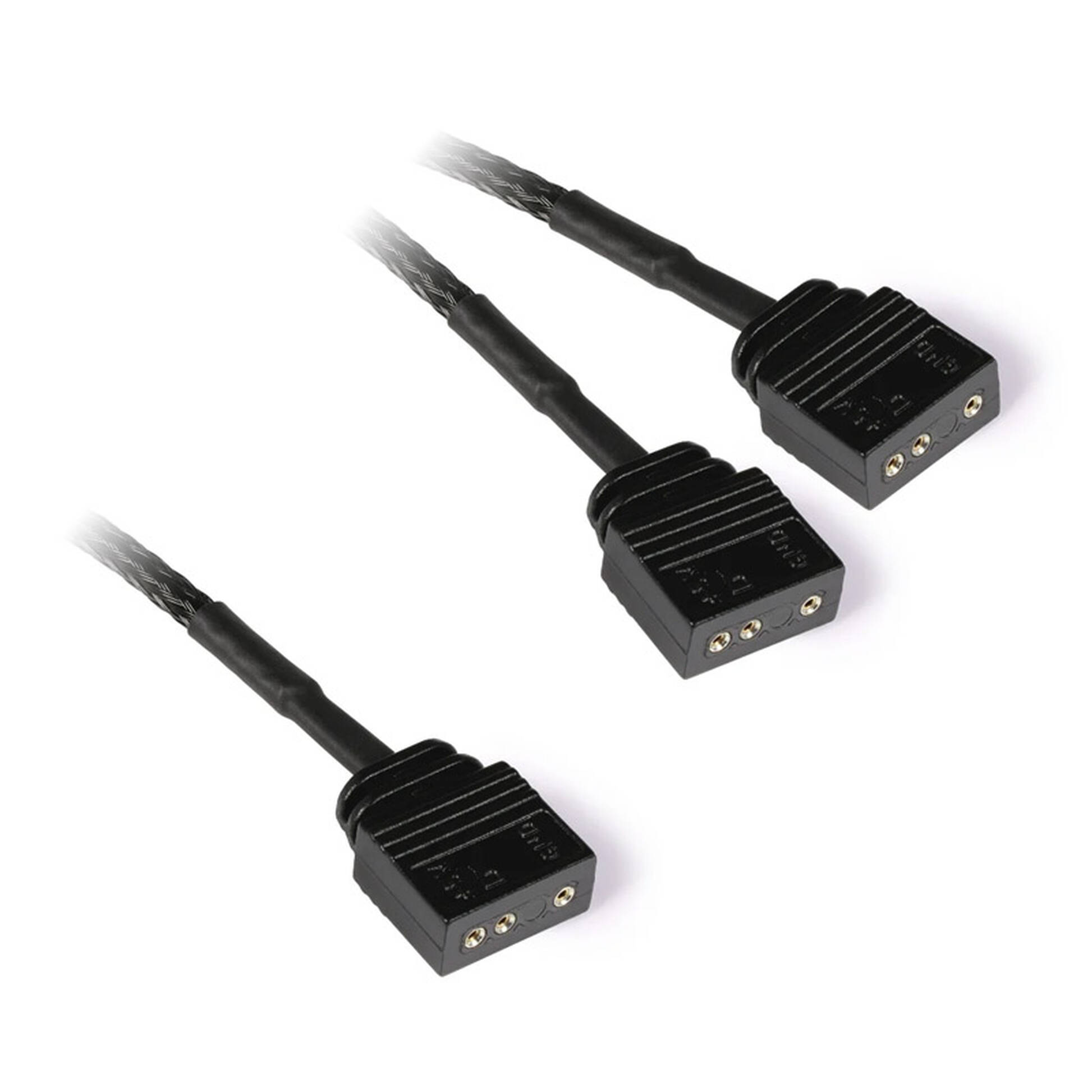 Alphacool 18706, Y-Splitter rozgałęziacz ARGB 3-pin na 2x ARGB 3-pin 60cm Alphacool 18706, Y-Splitter rozgałęziacz ARGB 3-pin na 2x ARGB 3-pin 60cm