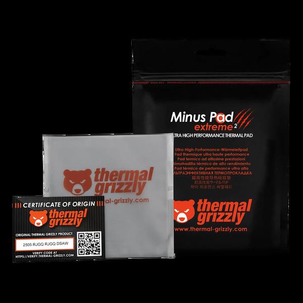 Zdjęcie produktu: Thermal Grizzly Minus Pad Extreme 2 - 100x100x1mm