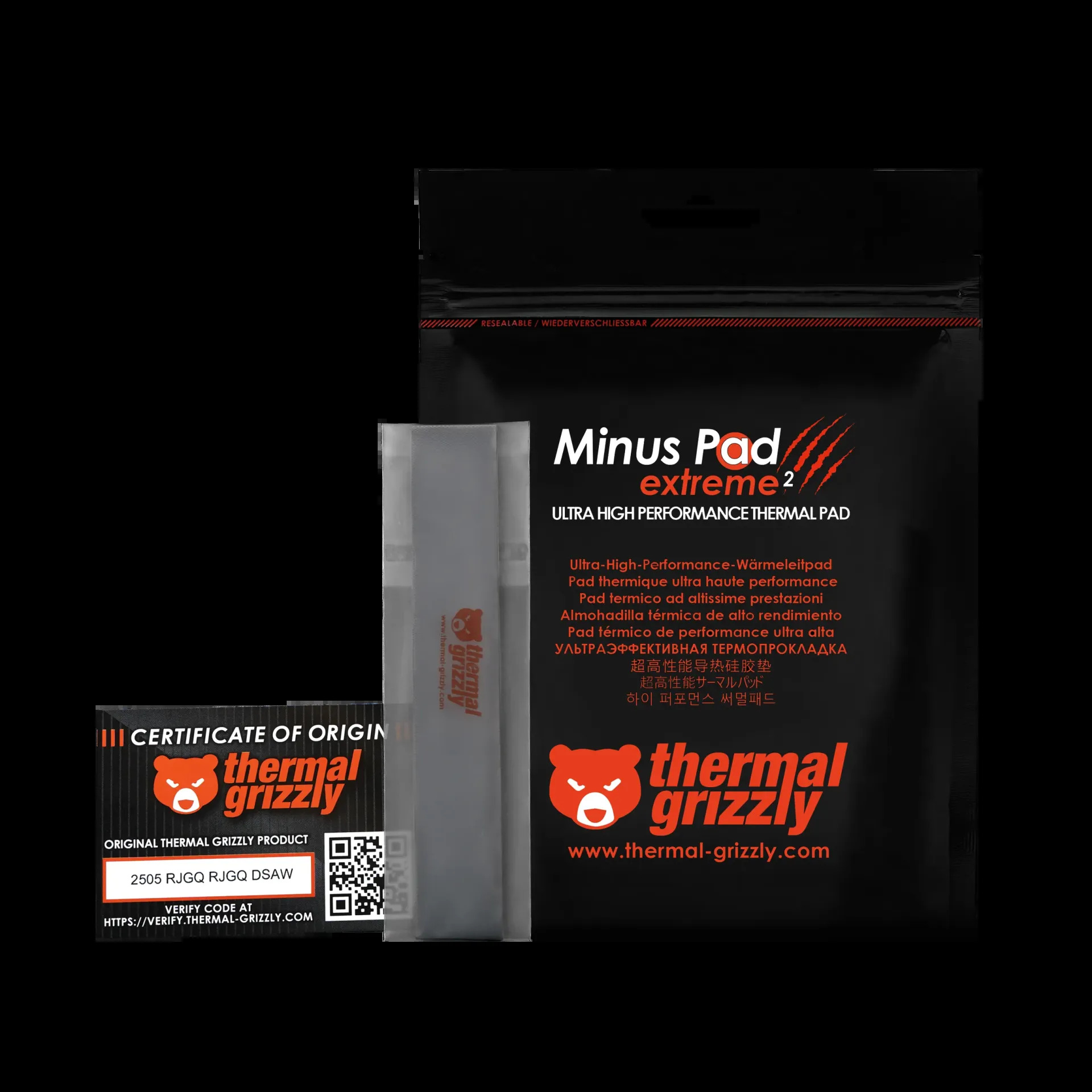 Thermal Grizzly Minus Pad Extreme 2 - 120x20x1mm, 2 szt