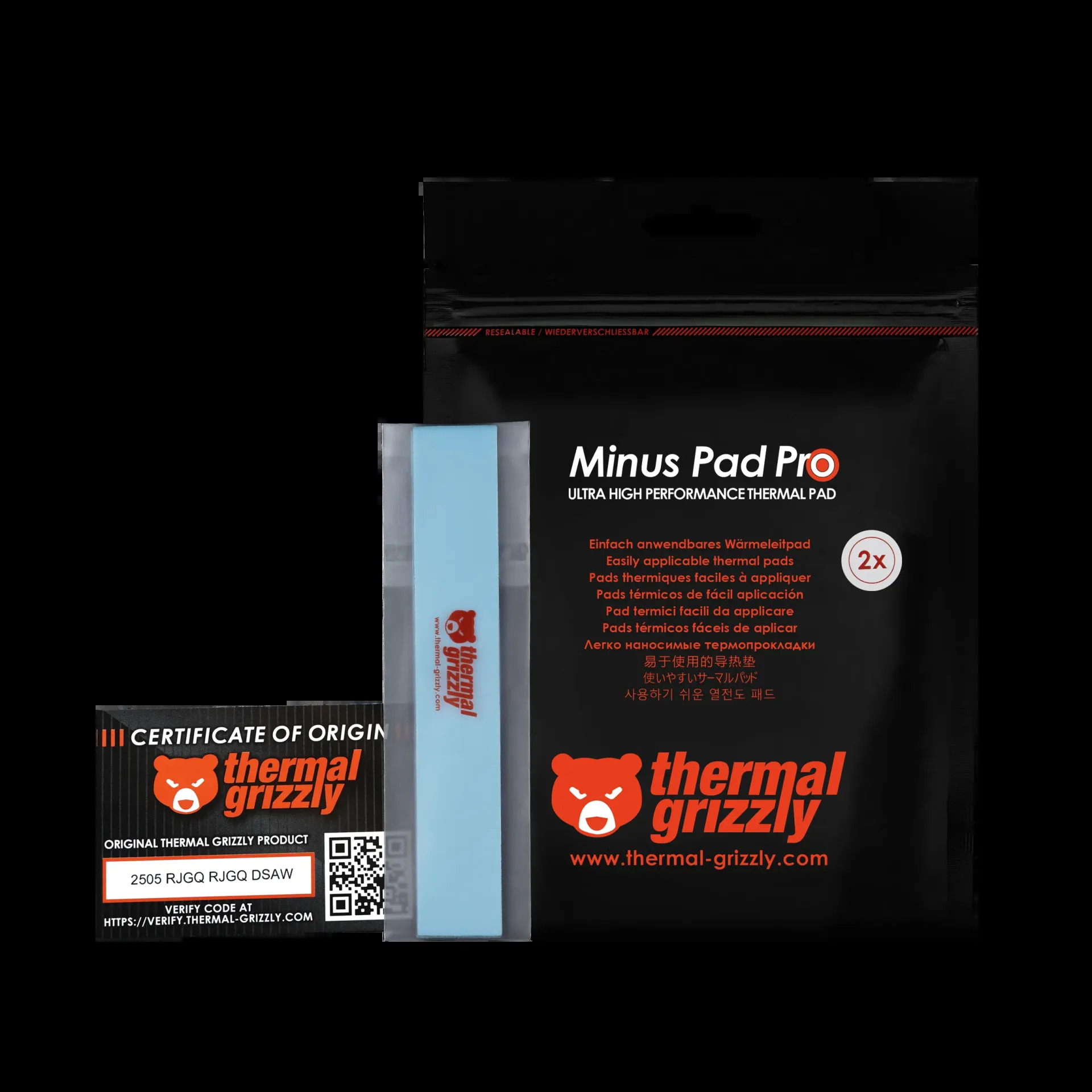 Thermal Grizzly Minus Pad Pro - 120x20x1,5mm, 2 szt