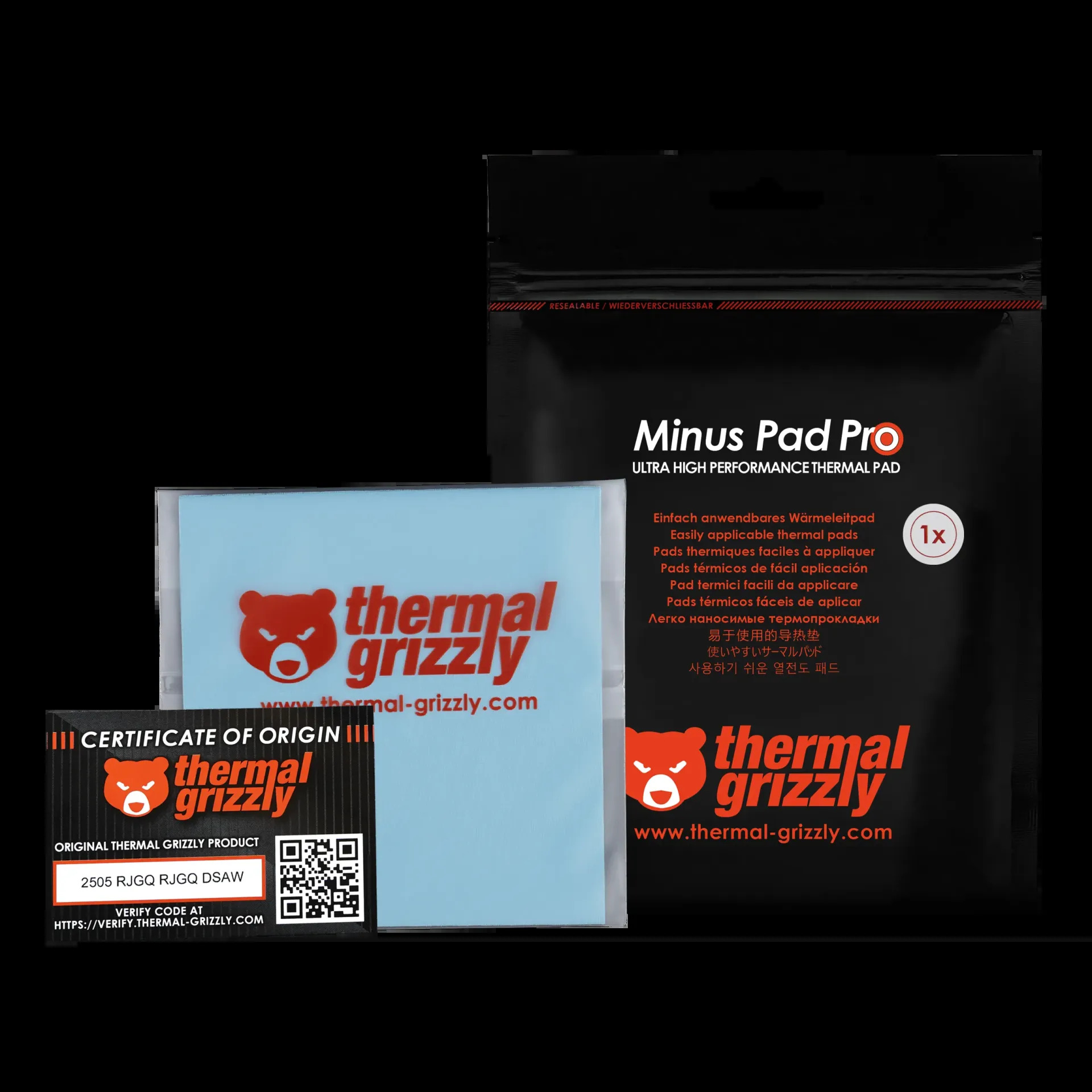 Thermal Grizzly Minus Pad Pro - 100x100x1,5mm