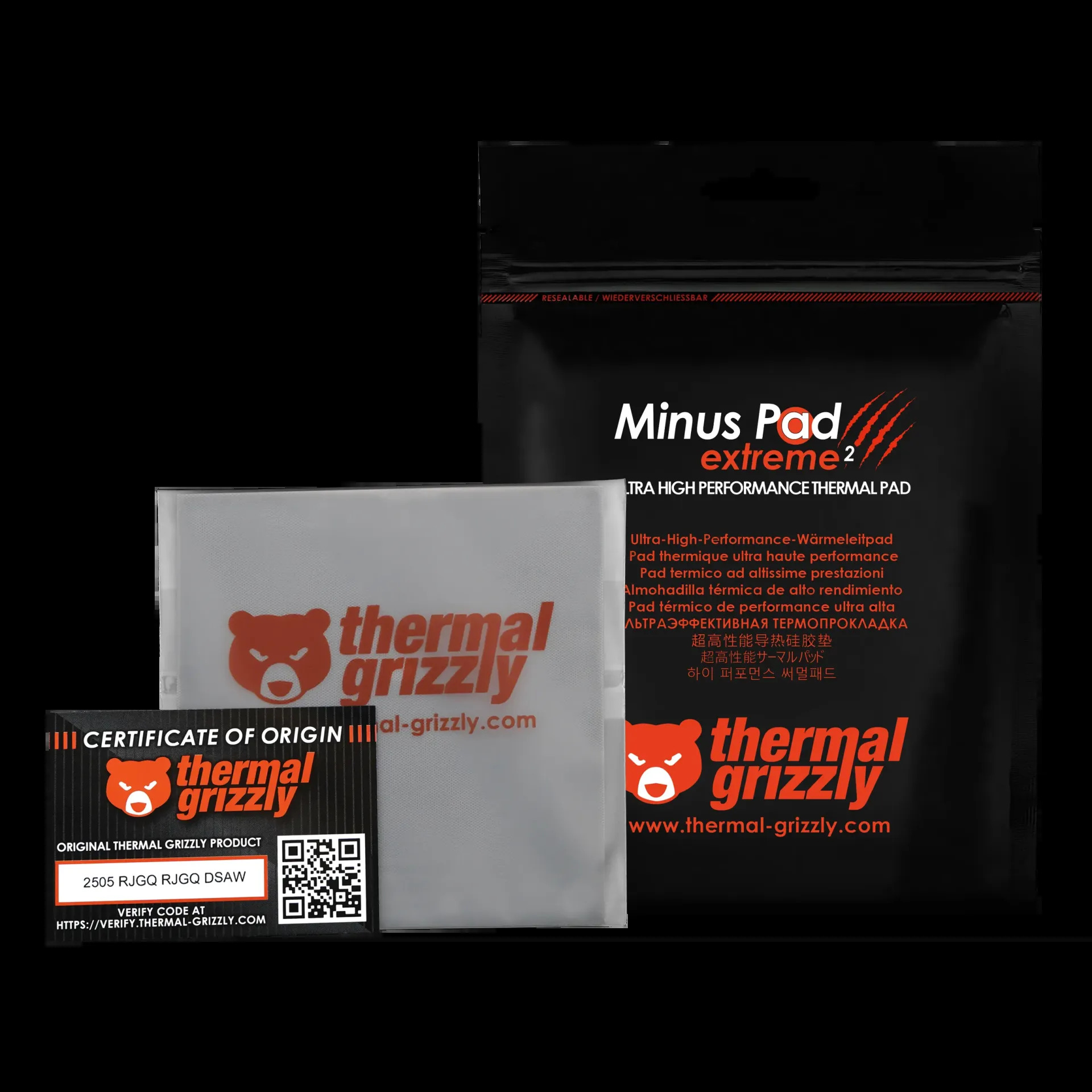 Thermal Grizzly Minus Pad Extreme 2 - 100x100x2mm