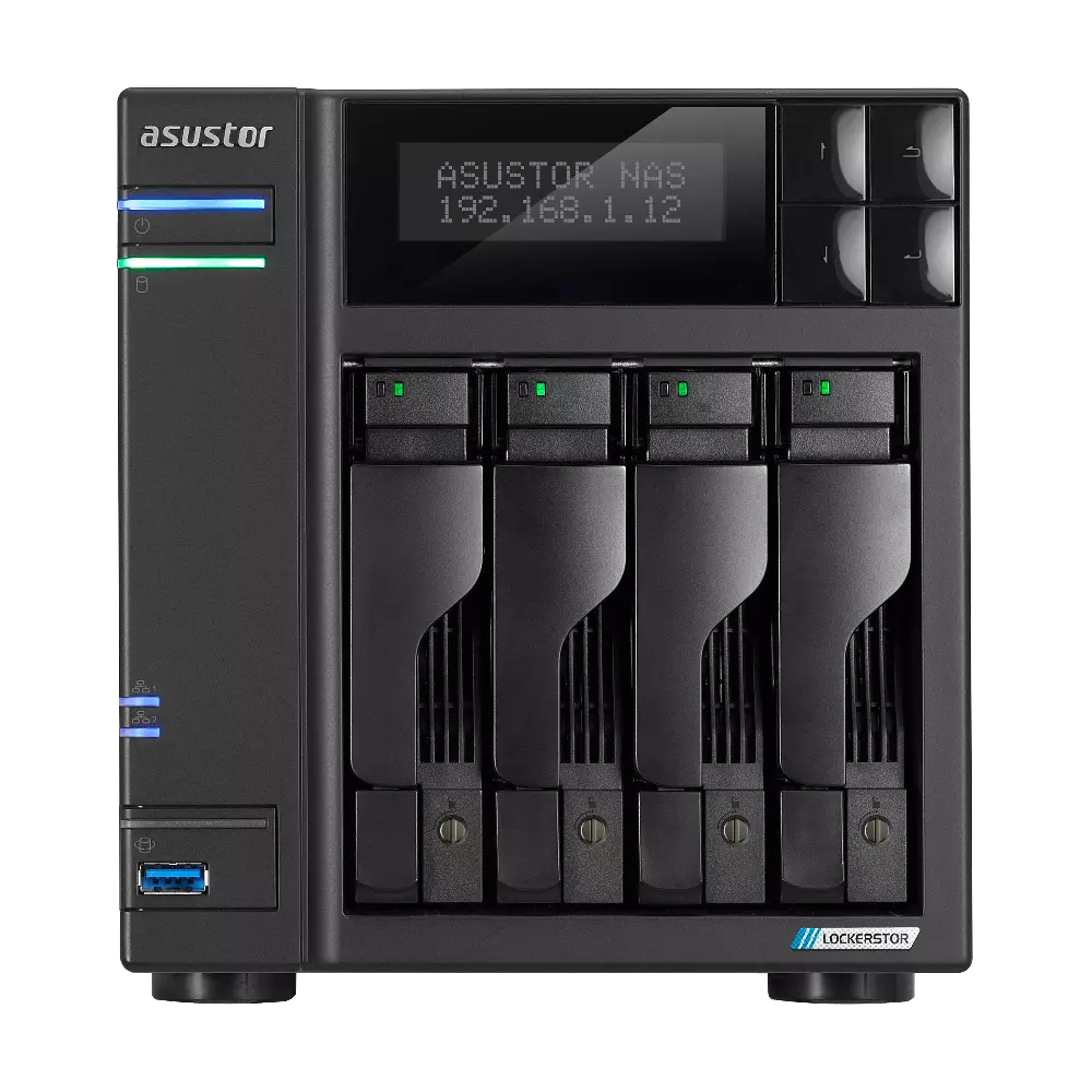 Asustor LOCKERSTOR 4 Gen 2 AS6704T v2 4-bay Intel N5105 4GB RAM DDR4 4x M.2