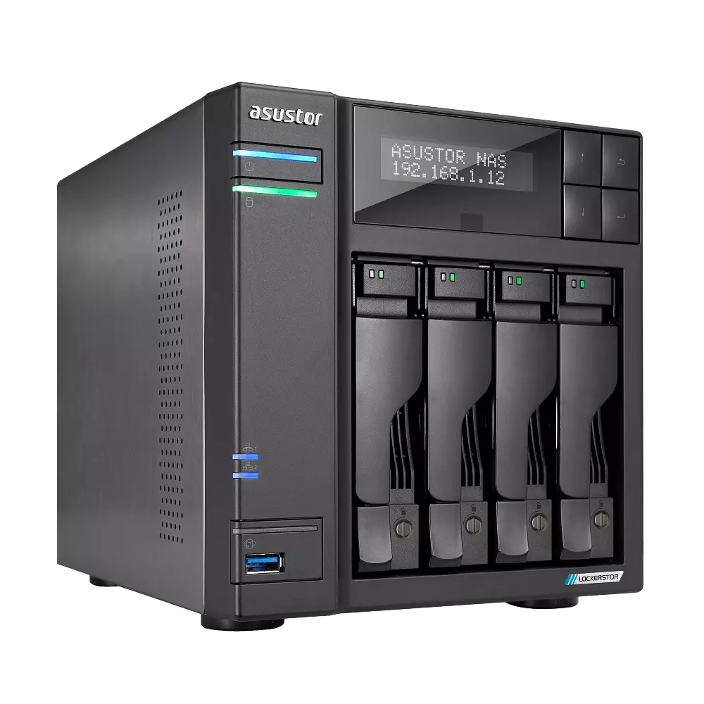 Asustor LOCKERSTOR 4 Gen 2 AS6704T v2 4-bay Intel N5105 4GB RAM DDR4 4x M.2
