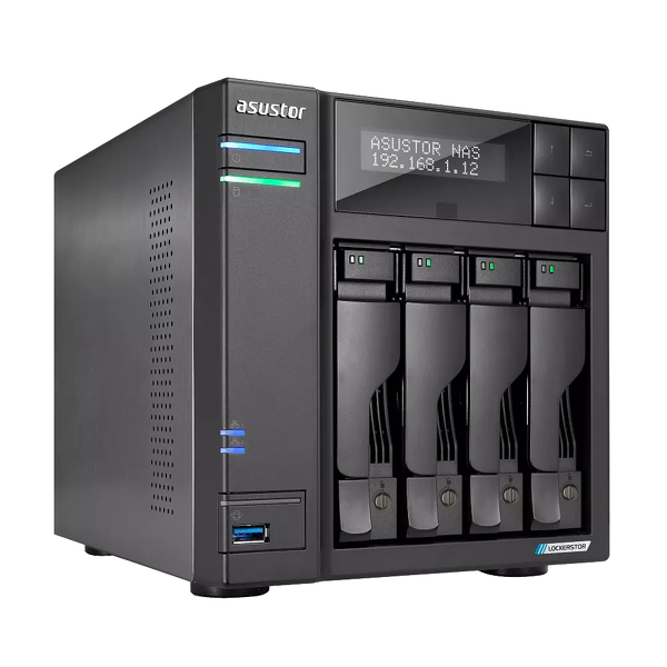 Zdjęcie produktu: Asustor LOCKERSTOR 4 Gen 2 AS6704T v2 4-bay Intel N5105 4GB RAM DDR4 4x M.2